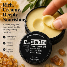 The Tallowed Truth Beef Tallow Balm with natural ingredients