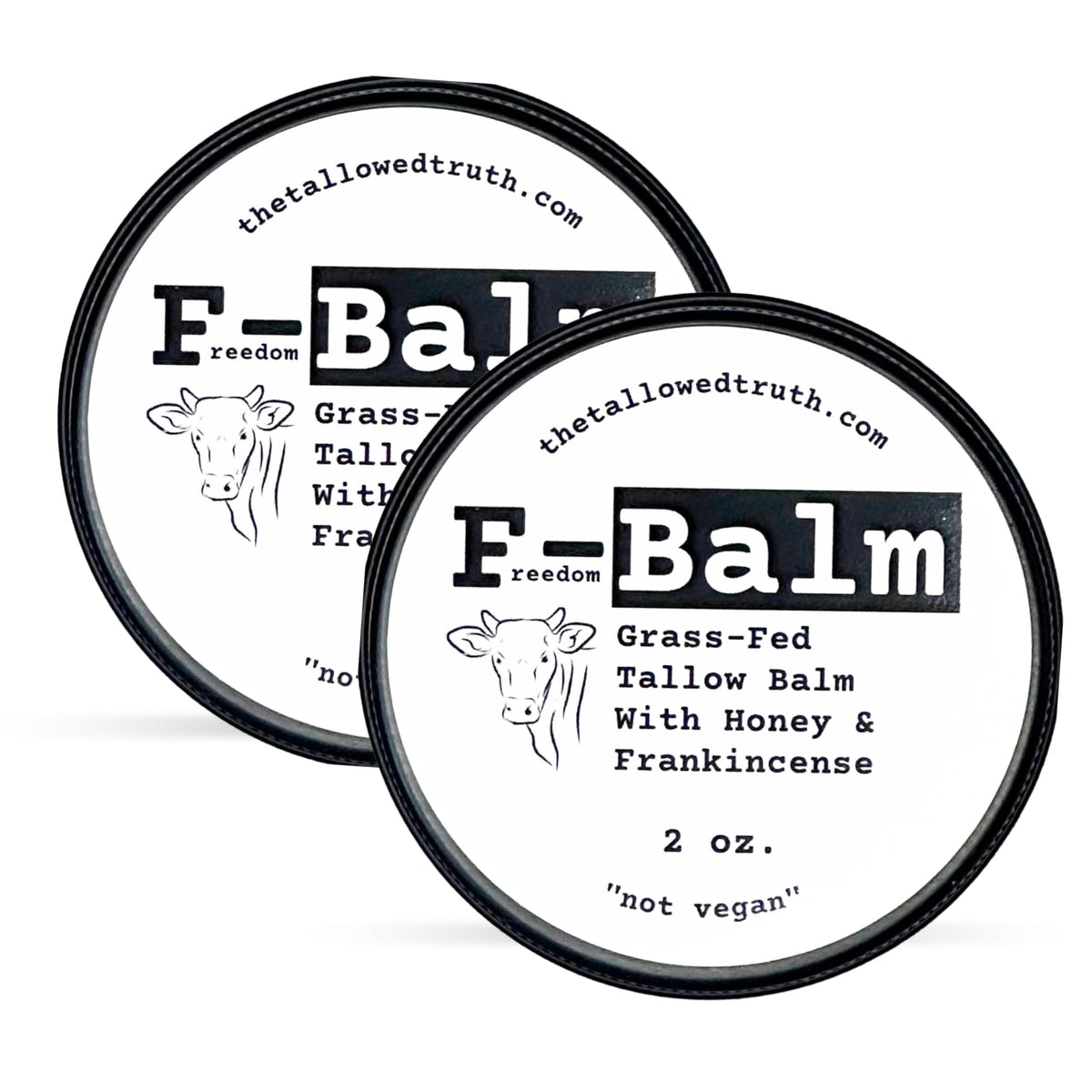 The Tallowed Truth Original Tallow Balm 2 oz front view