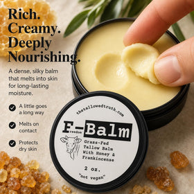 The Tallowed Truth Original Tallow Balm 2 oz packaging