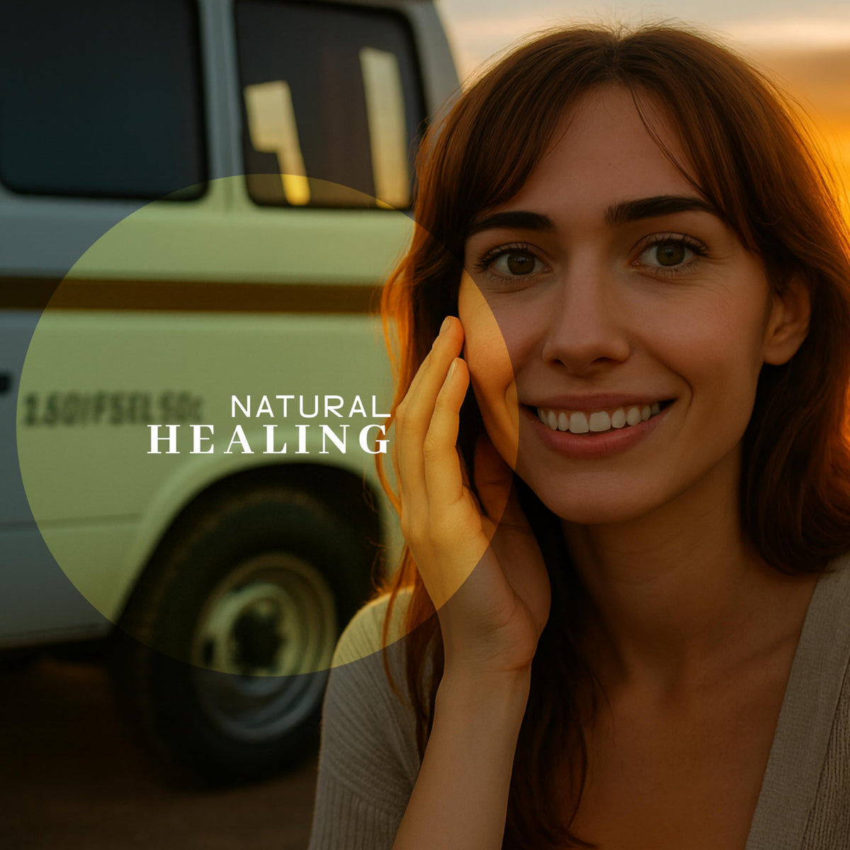 The VanMan Company Tallow and Honey Balm application on skin