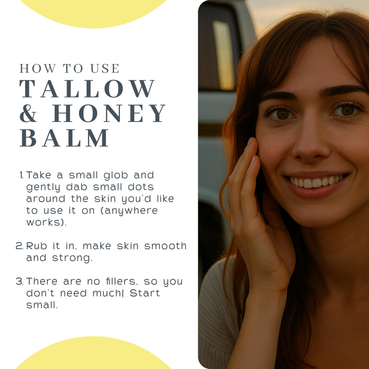 The VanMan Company Tallow and Honey Balm texture close-up