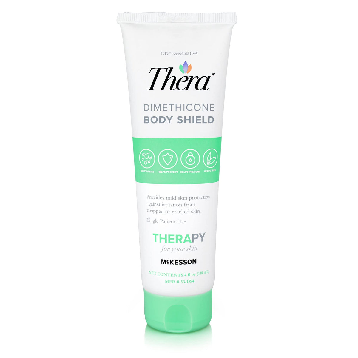 Thera Dimethicone Body Shield Barrier Cream 4 oz front view