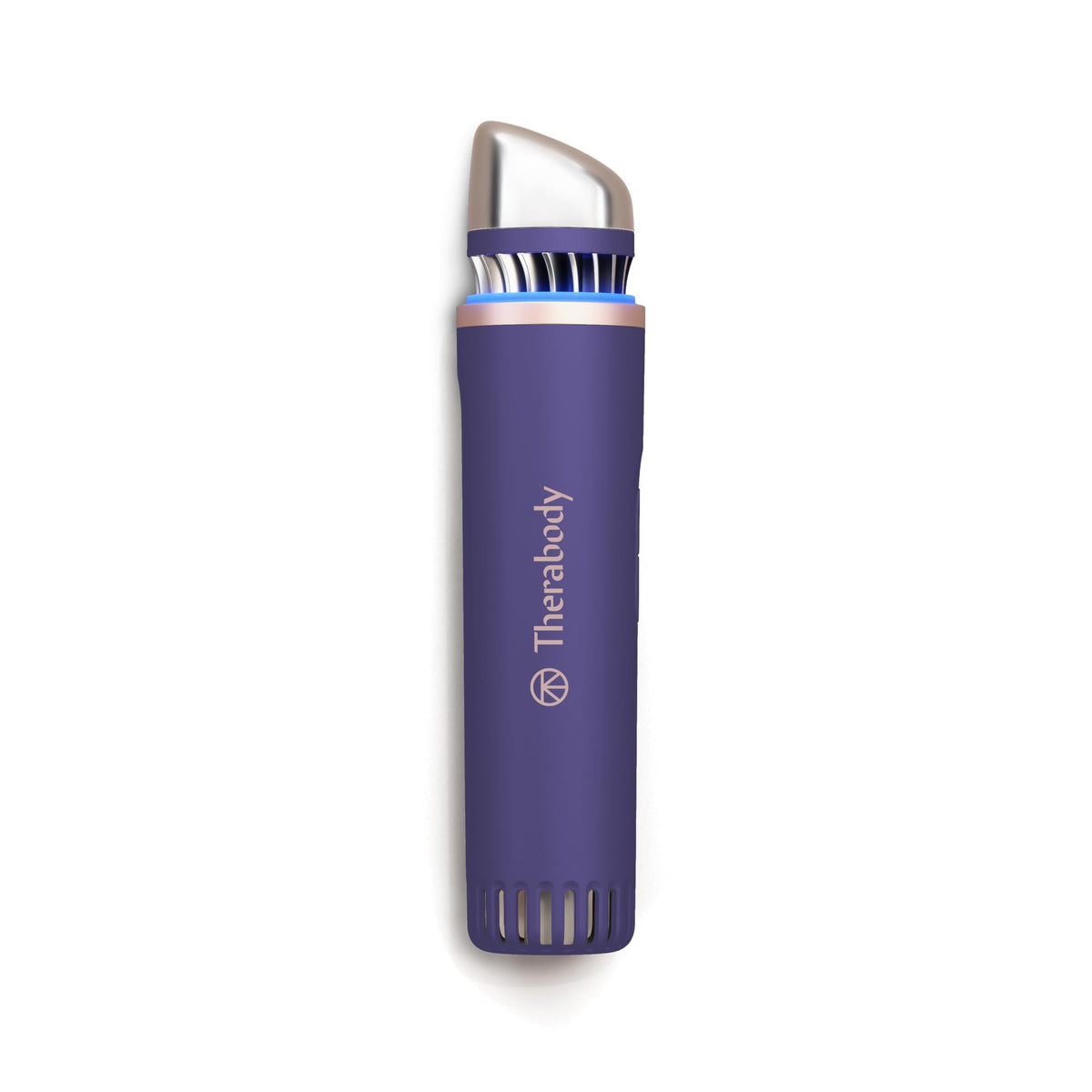 TheraFace Depuffing Wand front view in Indigo colour