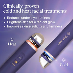 TheraFace Depuffing Wand showing easy-glide applicator tip
