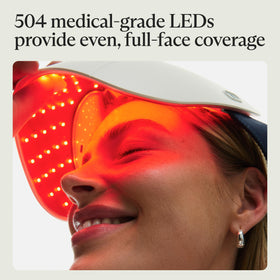 TheraFace Glo LED face mask packaging and accessories