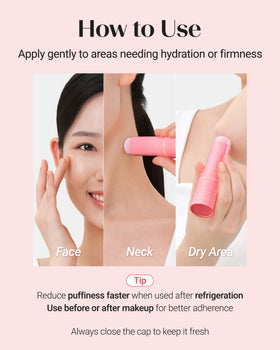 THESAEM Iceland Hydrating Collagen Eye Stick in hand