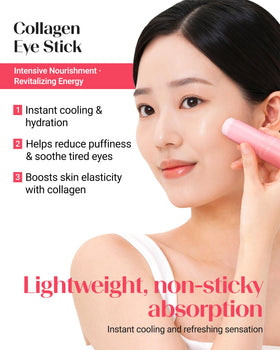 THESAEM Iceland Hydrating Eye Stick application