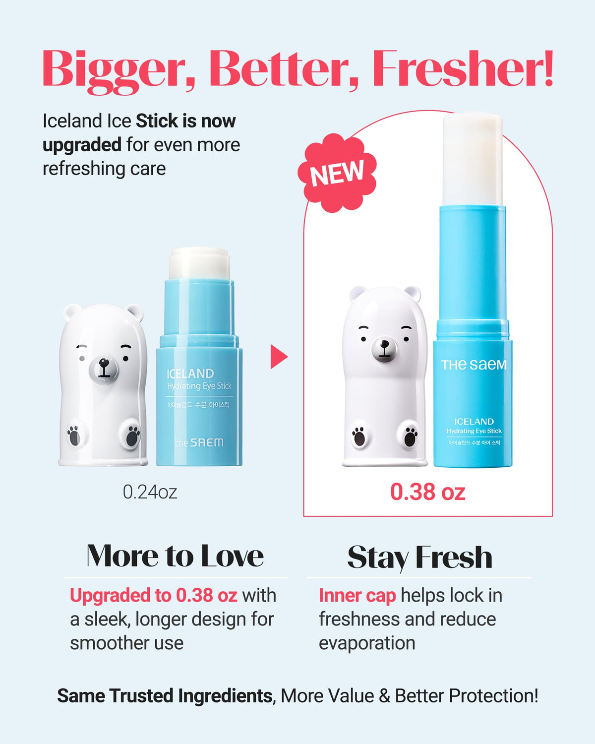 THESAEM Iceland Hydrating Eye Stick with Niacinamide