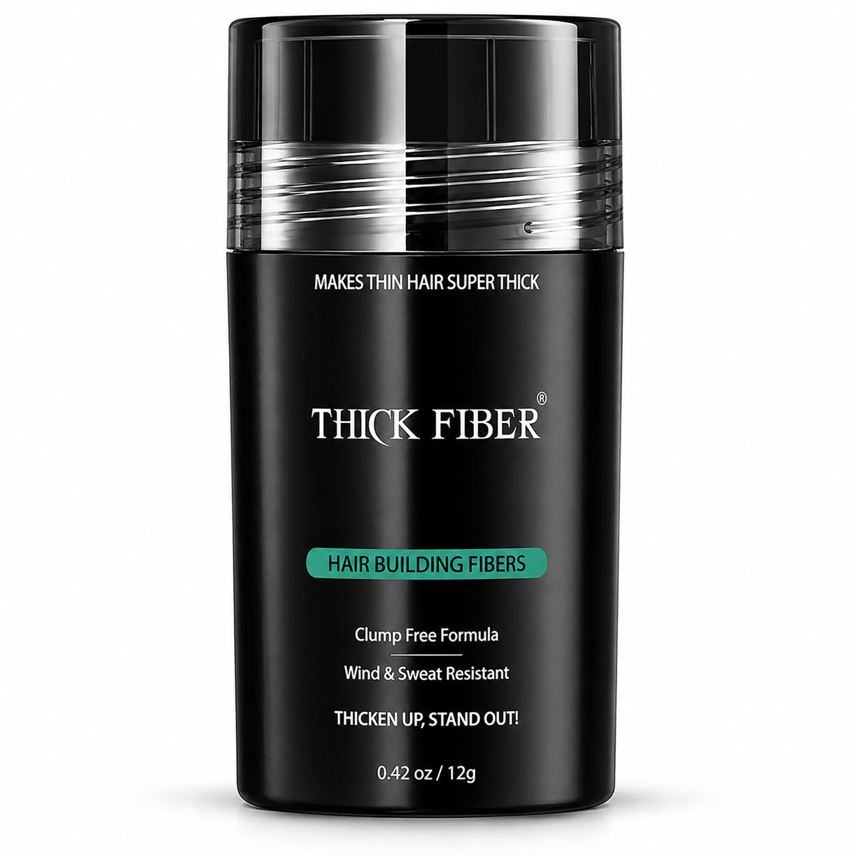 Thick Fiber Hair Building Fibers grey 12g front view