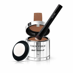 Thick Fiber Root Touch Up Powder Auburn front view with applicator