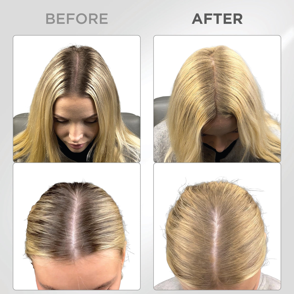 Thick Fiber Root Touch Up Powder Blonde packaging