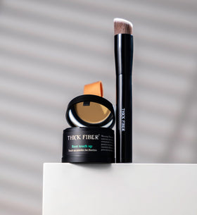 Thick Fiber Root Touch Up Powder Blonde with tools