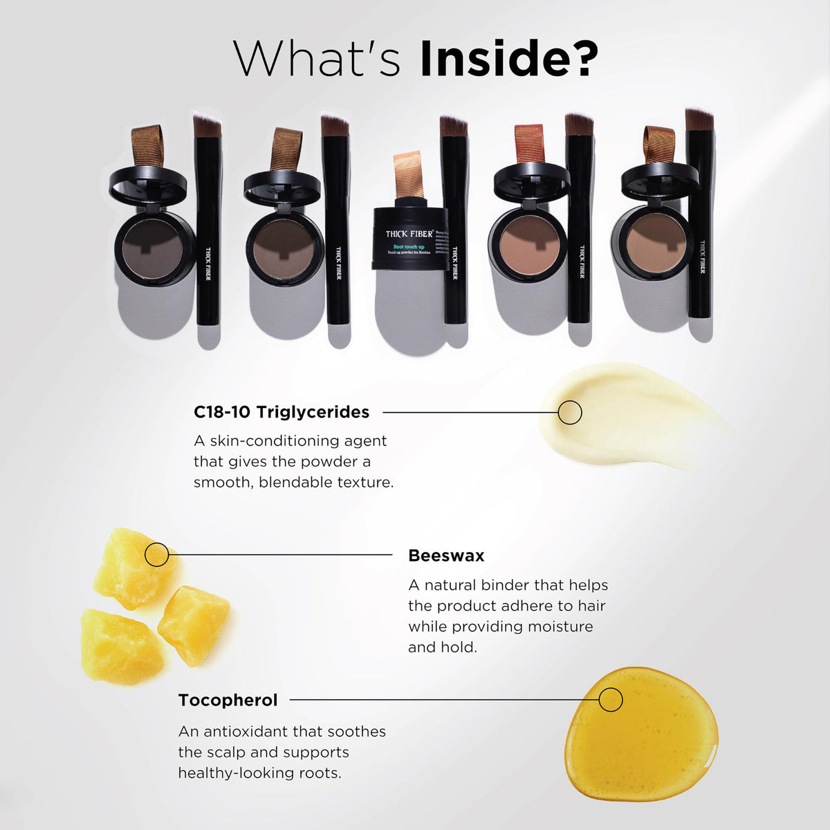 Thick Fiber Root Touch Up Powder product details and ingredients