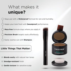 Thick Fiber Root Touch Up Powder Set Light Brown lifestyle scene