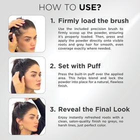 Thick Fiber Root Touch Up Powder set side view