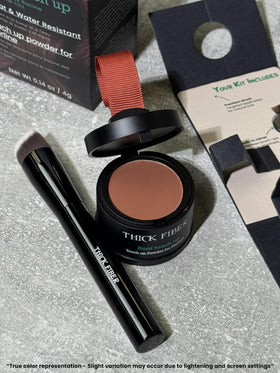 Thick Fiber Root Touch Up Powder showing texture