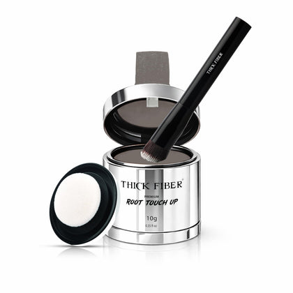 Thick Fiber Root Touch Up Powder with Brush front view