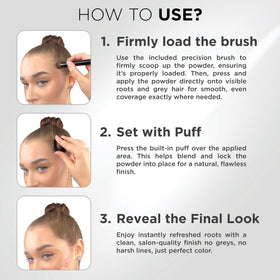 Thick Fiber Root Touch Up Set in Medium Golden Brown