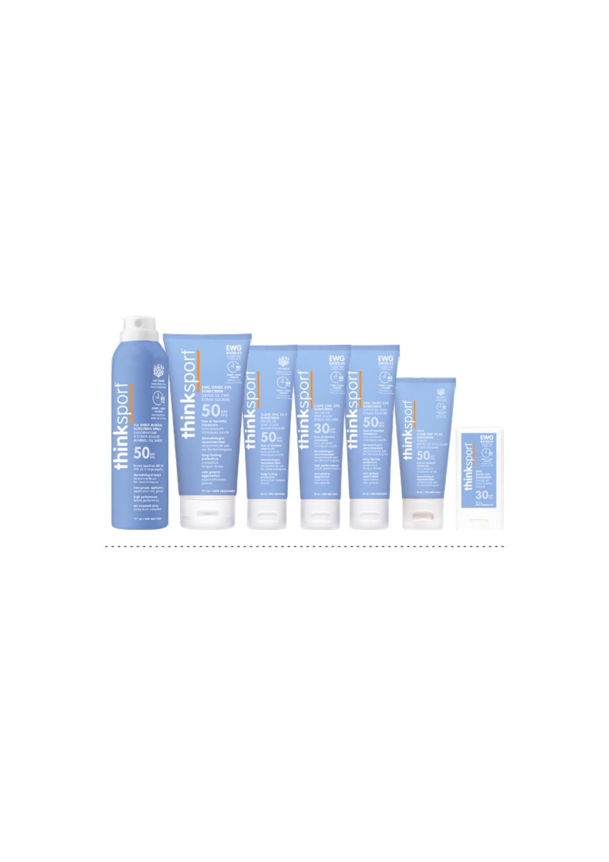 THINK Thinksport SPF 50 Plus Sunscreen bottle close-up