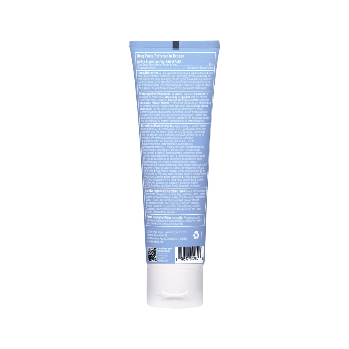 THINK Thinksport SPF 50 Plus Sunscreen side view