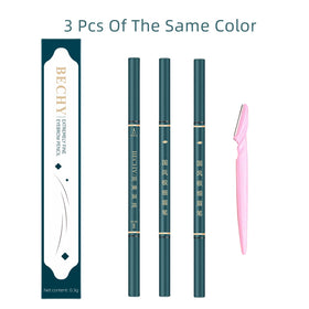 Three BECHY eyebrow pencils in black