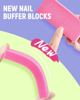Three dual-sided nail files included in MORGLES kit