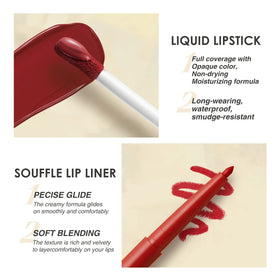 Three matte liquid lipsticks from BestLand in various shades