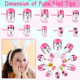 Thrilez Kids Press on Nails kit displayed on a table