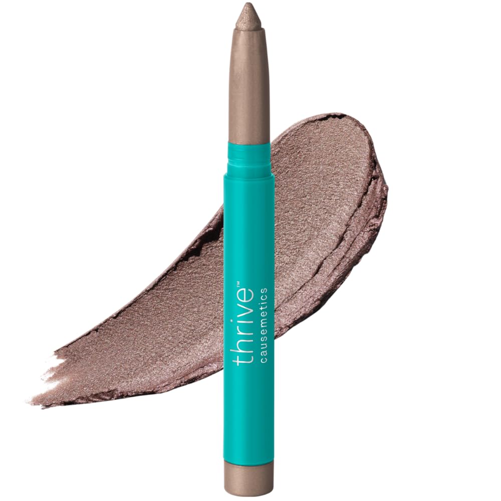 Thrive Causemetics Brilliant Eye Brightener Stick in Greige Taupe, front view