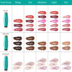 Thrive Causemetics Cream Blush Stick Brick Red Shimmer swatch