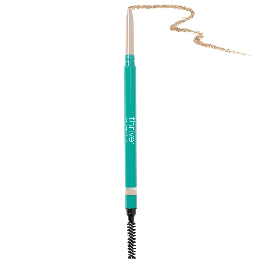 Thrive Causemetics Infinity Waterproof Eyebrow Pencil Light Blonde front view