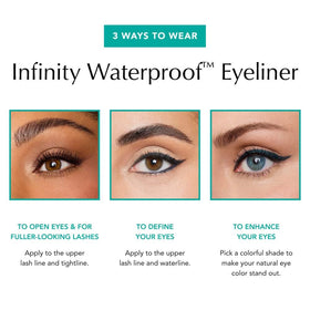 Thrive Causemetics Infinity Waterproof Eyeliner Pencil on a makeup table