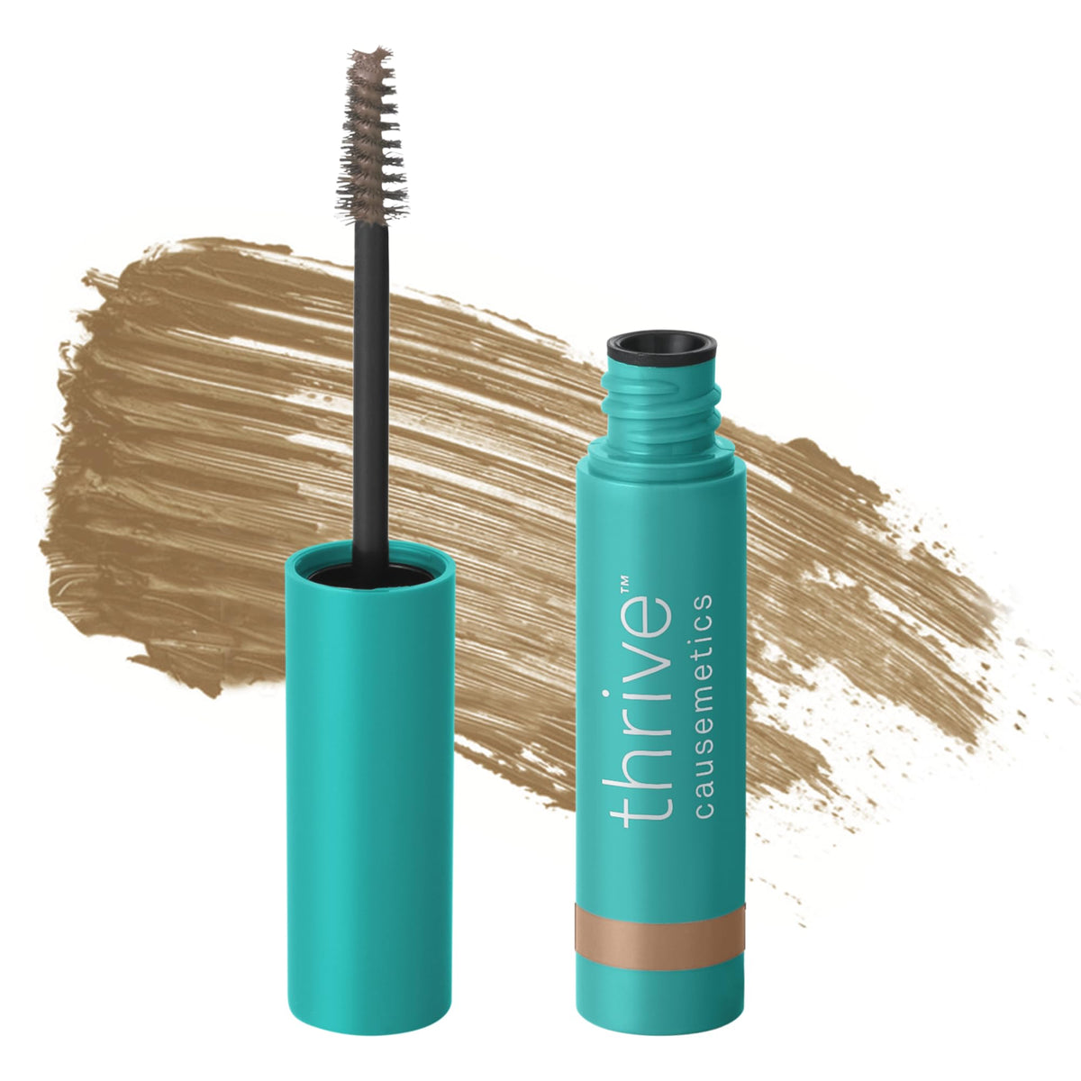 Thrive Causemetics Instant Brow Fix Eyebrow Gel Taupe front view