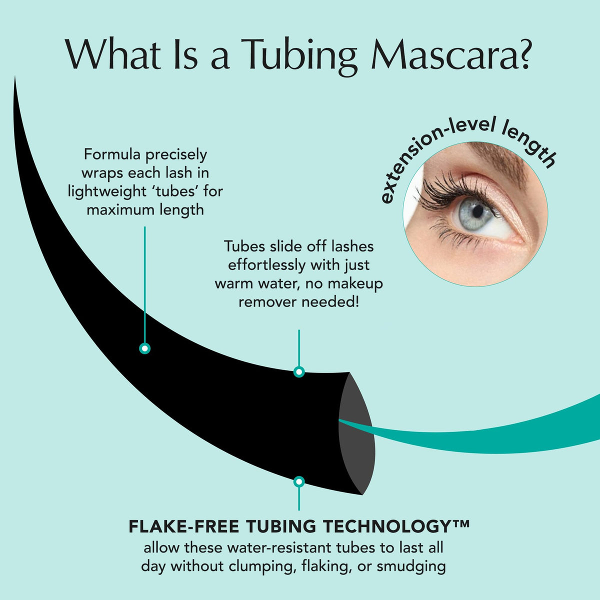 Thrive Causemetics Liquid Lash Extensions Mascara brush close-up