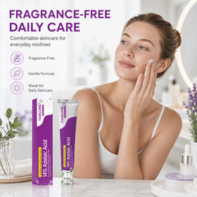 TIANLUNE Azelaic Acid 14% Cream on a bathroom shelf