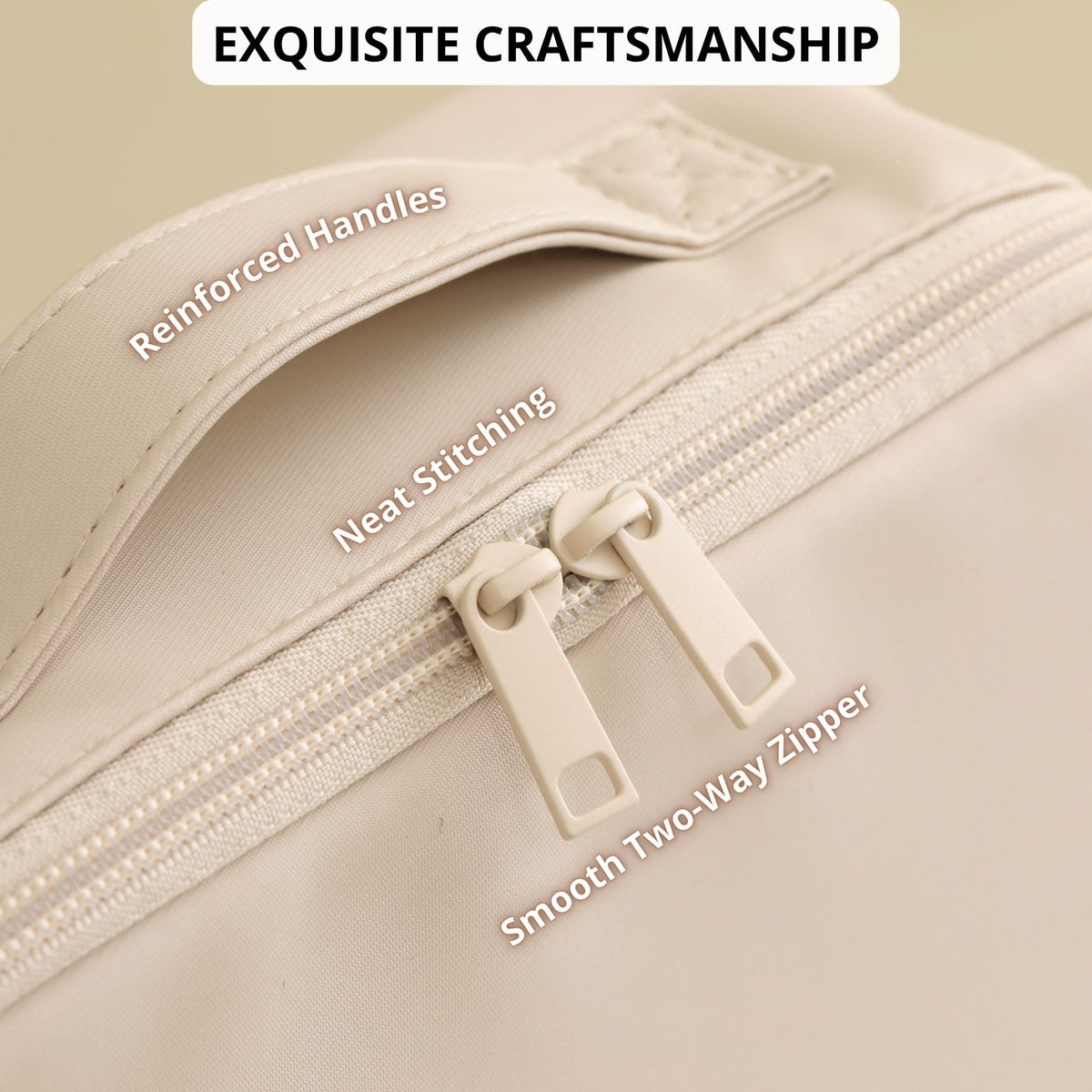 tianzong Travel Makeup Bag packed in a suitcase