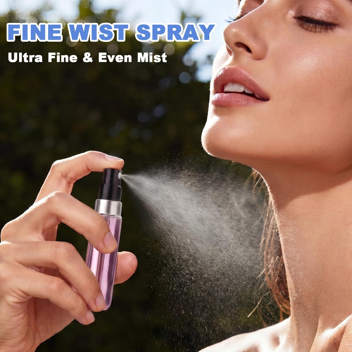 TiddieBair Mini Perfume Atomizer in Pink colour