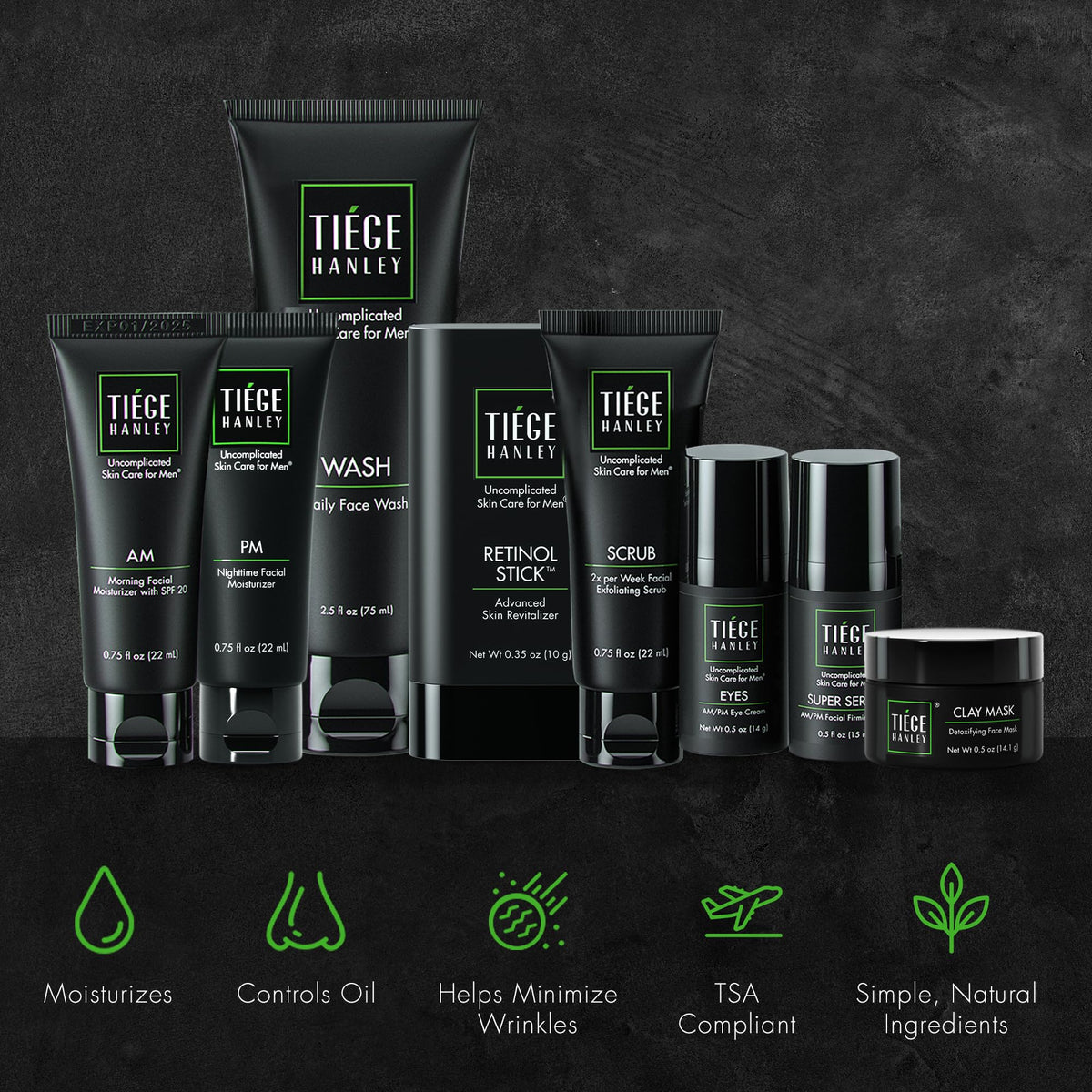Tiege Hanley AM Moisturizer with SPF 20 0.75oz bottle
