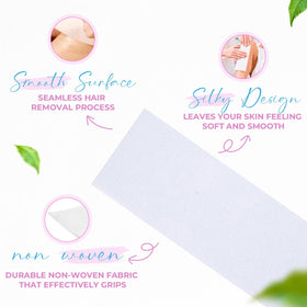 Tifara Beauty Non Woven Wax Strips 1.5" x 5" size