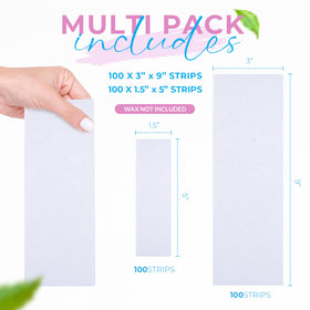 Tifara Beauty Wax Strips packaging with product details