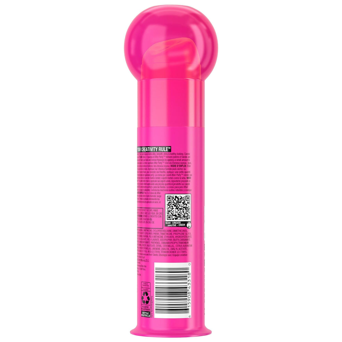 TIGI Bed Head After Party Smoothing Cream 2-Pack packaging