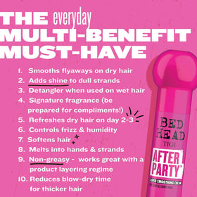 TIGI Bed Head After Party Smoothing Cream ingredients list