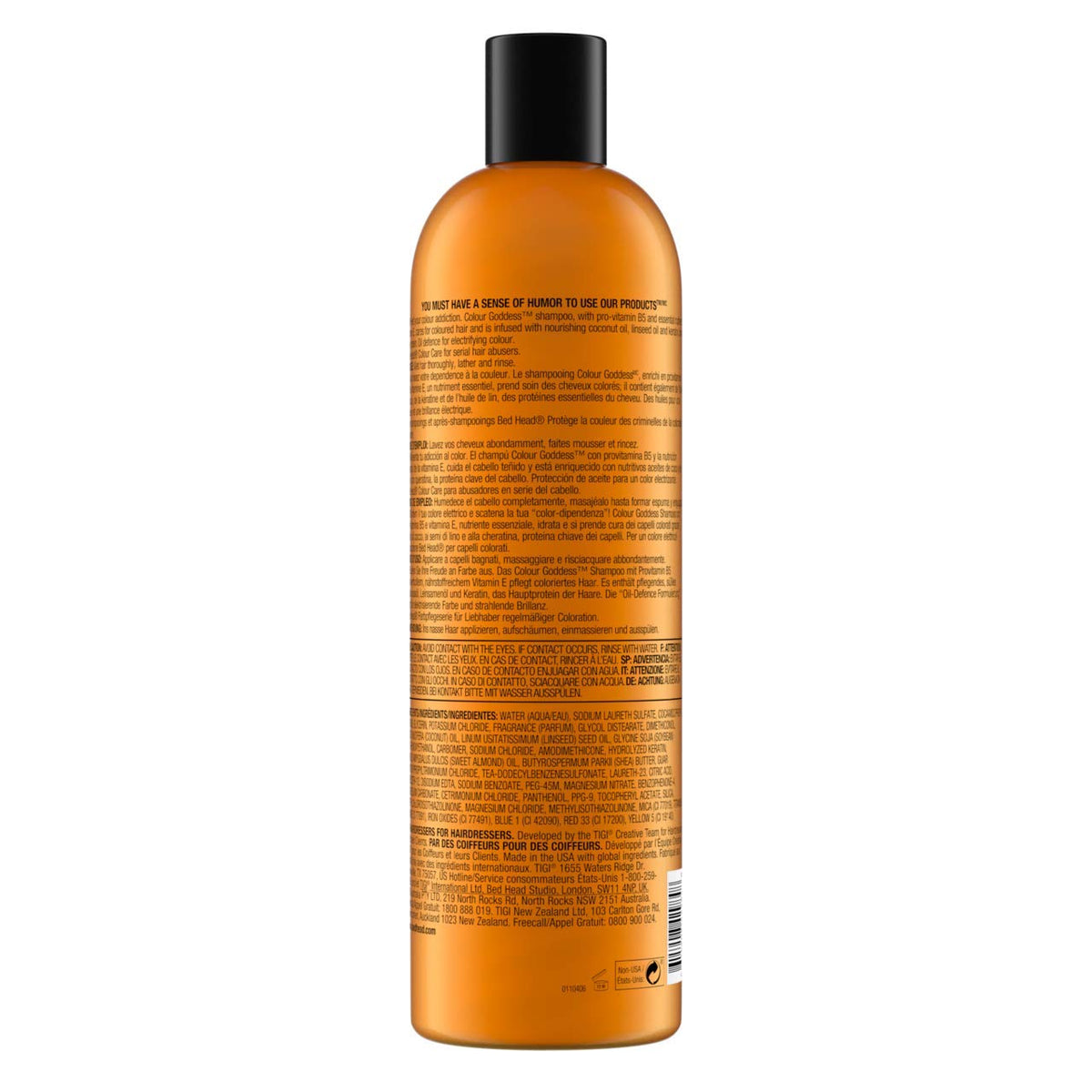 TIGI Bed Head Colour Goddess Conditioner bottle close-up