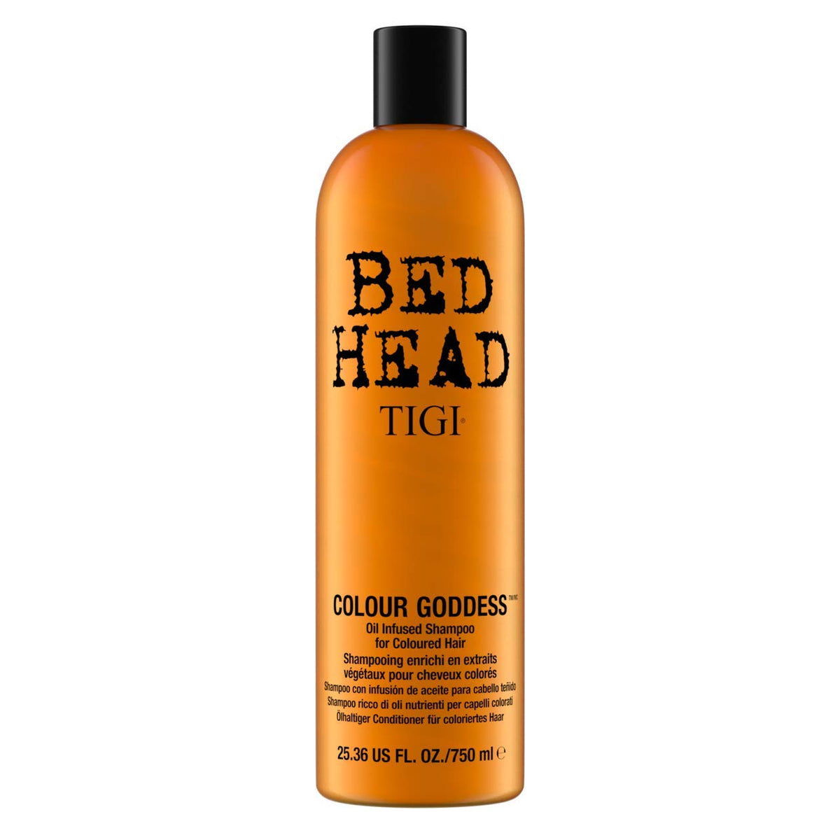TIGI Bed Head Colour Goddess Shampoo bottle close-up