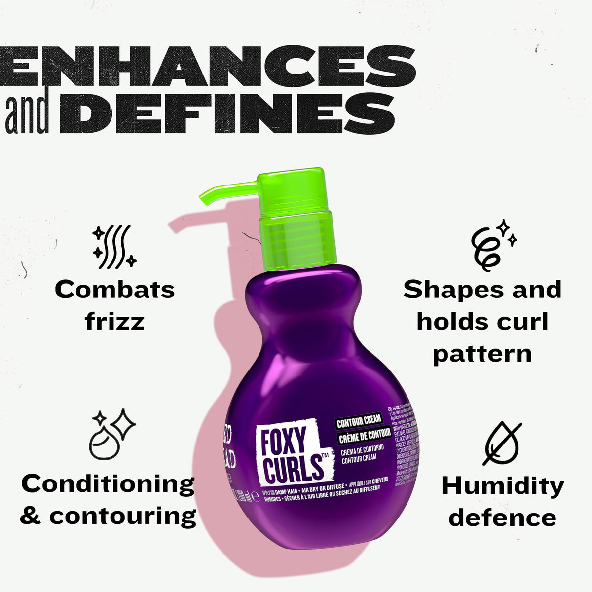 TIGI Bed Head Curl Cream Foxy Curls texture close-up