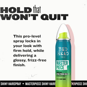 TIGI Bed Head Frizz Control Hair Spray 2 oz in a lifestyle setting