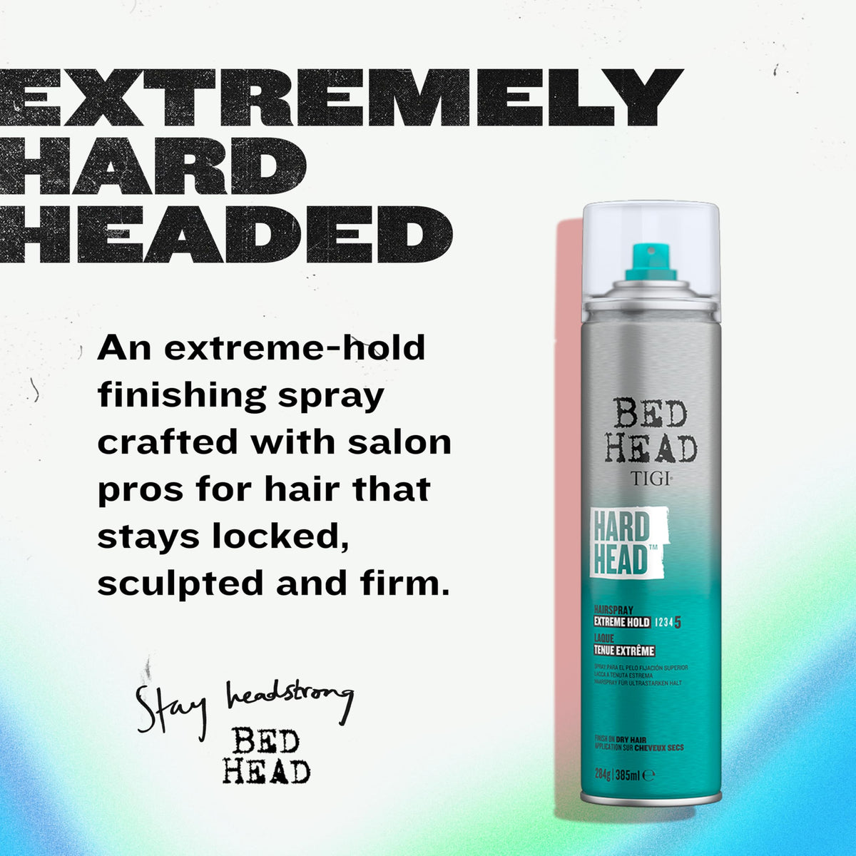 TIGI Bed Head Hard Head Hair Spray 11.7 oz back view