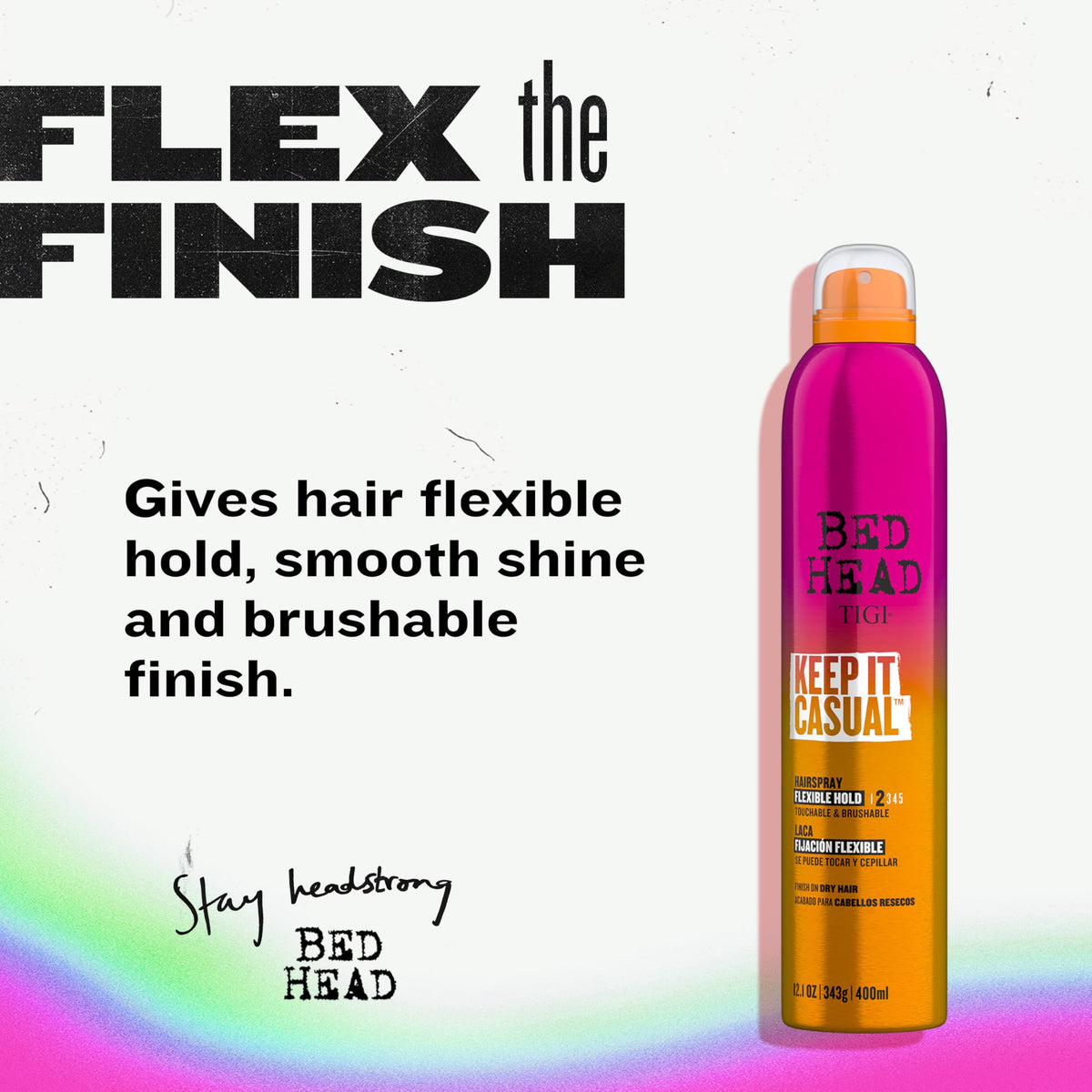 TIGI Bed Head Keep It Casual Hair Spray side view