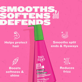 TIGI Bed Head Leave-In Conditioner packaging with Fruit & Berries scent