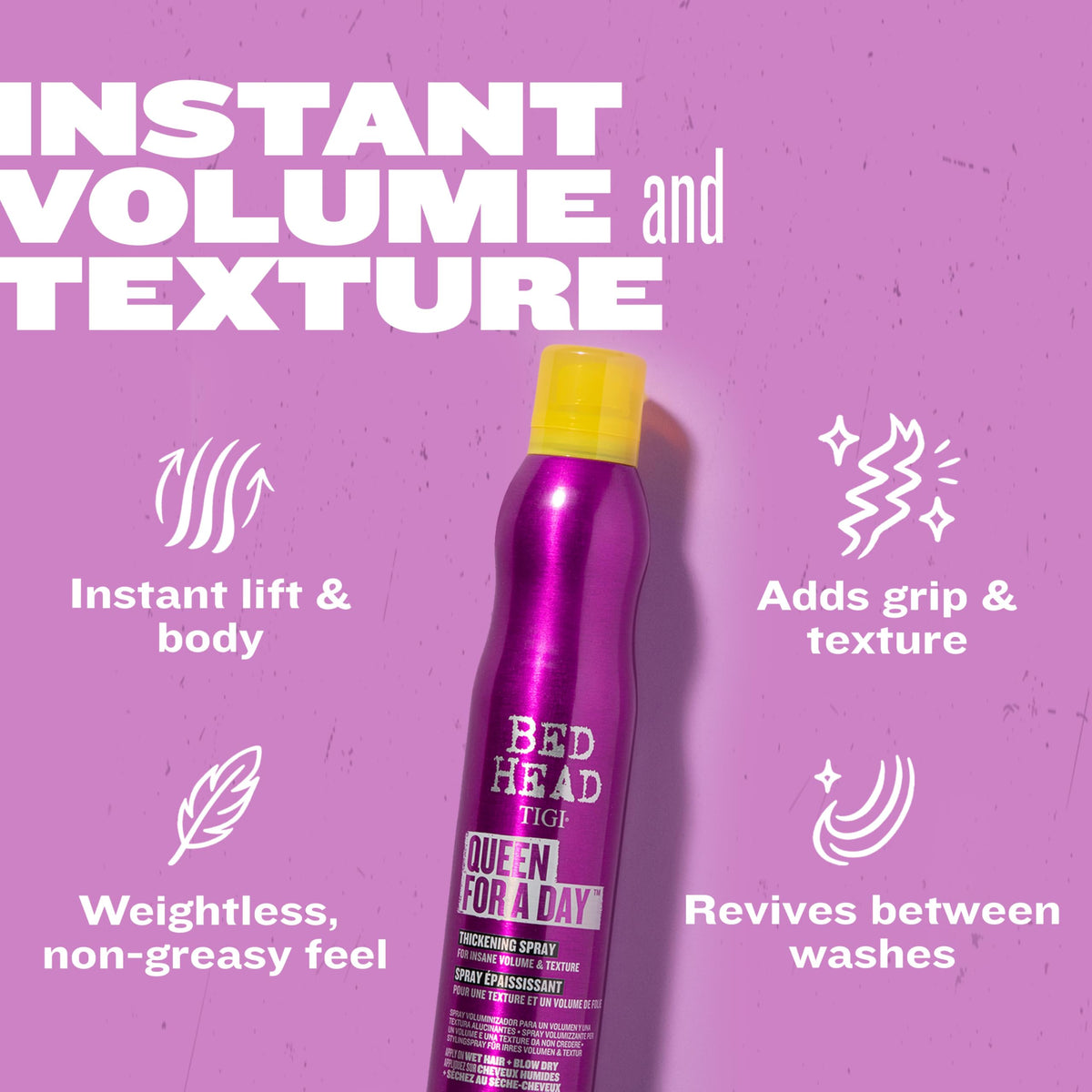 TIGI Bed Head Queen For A Day packaging side view